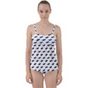 Freedom Concept Graphic Silhouette Pattern Twist Front Tankini Set View1