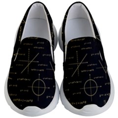 Abstract Math Pattern Kids Lightweight Slip Ons by Vaneshart