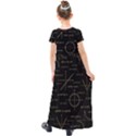 Abstract Math Pattern Kids  Short Sleeve Maxi Dress View2