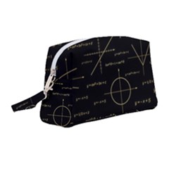 Abstract Math Pattern Wristlet Pouch Bag (medium) by Vaneshart