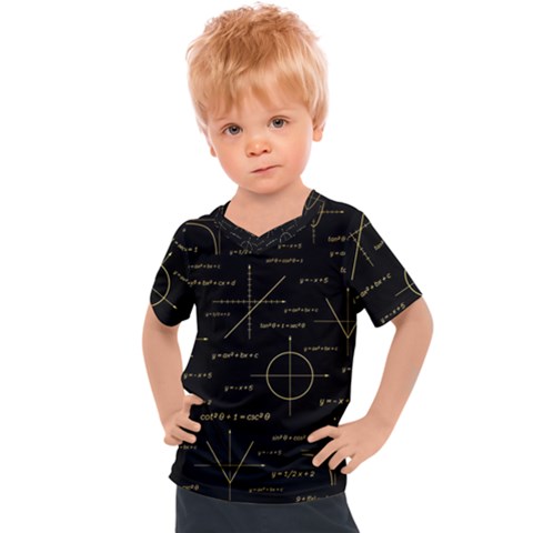 Abstract Math Pattern Kids  Sports Tee by Vaneshart