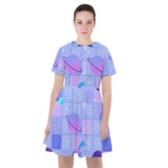 Seamless Pattern Pastel Galaxy Future Sailor Dress by Vaneshart