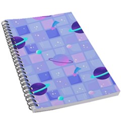 Seamless Pattern Pastel Galaxy Future 5 5  X 8 5  Notebook