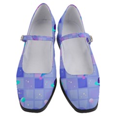 Seamless Pattern Pastel Galaxy Future Women s Mary Jane Shoes