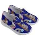 Hand Drawn Cute Sloth Pattern Background Kids Lightweight Slip Ons View3