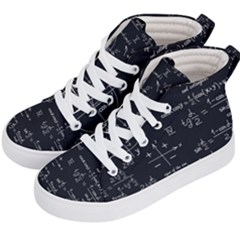 Mathematical Seamless Pattern With Geometric Shapes Formulas Kids  Hi-top Skate Sneakers by Vaneshart