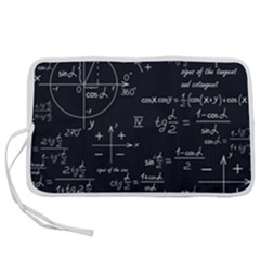 Mathematical Seamless Pattern With Geometric Shapes Formulas Pen Storage Case (s) by Vaneshart