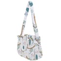 Pattern Sloth Woodland Rope Handles Shoulder Strap Bag View1