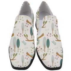 Pattern Sloth Woodland Women Slip On Heel Loafers by Vaneshart