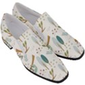 Pattern Sloth Woodland Women Slip On Heel Loafers View3