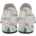 Pattern Sloth Woodland Women Slip On Heel Loafers View4