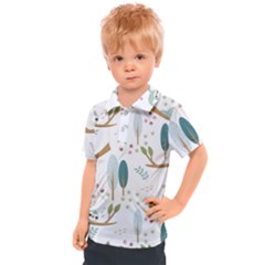 Pattern Sloth Woodland Kids  Polo Tee