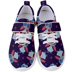 Owl Pattern Background Women s Velcro Strap Shoes by Vaneshart