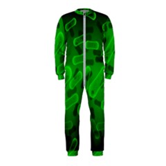 Green Rod Shaped Bacteria Onepiece Jumpsuit (kids) by Vaneshart