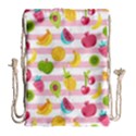 Tropical Fruits Berries Seamless Pattern Drawstring Bag (Large) View1