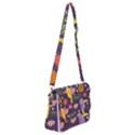 Exotic Seamless Pattern With Parrots Fruits Shoulder Bag with Back Zipper View1