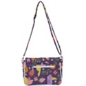 Exotic Seamless Pattern With Parrots Fruits Shoulder Bag with Back Zipper View3