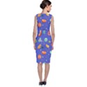 Virus Seamless Pattern Classic Sleeveless Midi Dress View2