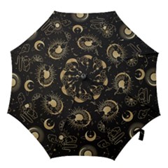 Asian Seamless Pattern With Clouds Moon Sun Stars Vector Collection Oriental Chinese Japanese Korean Hook Handle Umbrellas (medium) by Vaneshart