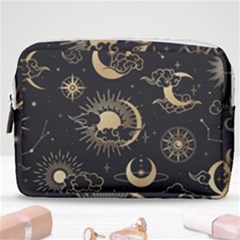 Asian Seamless Pattern With Clouds Moon Sun Stars Vector Collection Oriental Chinese Japanese Korean Make Up Pouch (medium) by Vaneshart