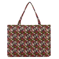 Swimmer 20s Brown Zipper Medium Tote Bag by snowwhitegirl