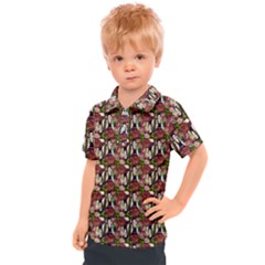 Swimmer 20s Brown Kids  Polo Tee