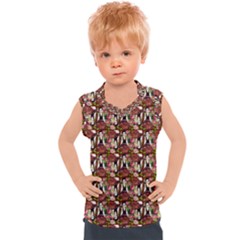 Swimmer 20s Burgundy Kids  Sport Tank Top