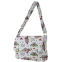 Seamless Pattern With Cute Sloths Sleep More Full Print Messenger Bag (L) View1