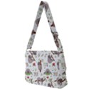 Seamless Pattern With Cute Sloths Sleep More Full Print Messenger Bag (L) View2