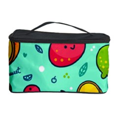 Various Fruits With Faces Seamless Pattern Cosmetic Storage