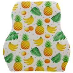 Tropical Fruits Pattern Car Seat Velour Cushion  by Vaneshart