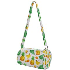 Tropical Fruits Pattern Mini Cylinder Bag