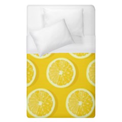 Lemon Fruits Slice Seamless Pattern Duvet Cover (single Size) by Vaneshart