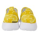 Lemon Fruits Slice Seamless Pattern Women s Slip On Sneakers View4