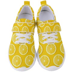 Lemon Fruits Slice Seamless Pattern Women s Velcro Strap Shoes by Vaneshart