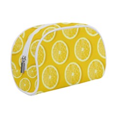 Lemon Fruits Slice Seamless Pattern Makeup Case (small) by Vaneshart