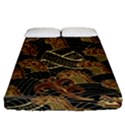 Oriental Traditional Seamless Pattern Dragon Fitted Sheet (Queen Size) View1