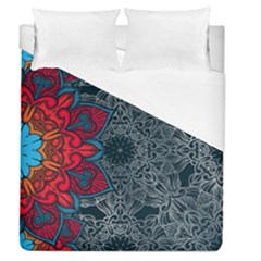 Abstract Decorative Background Ornament With Mosaic Elements Duvet Cover (queen Size)