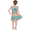 Ethnic Floral Pattern Kids  Short Sleeve Dress View2