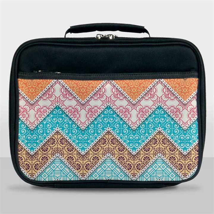 Ethnic Floral Pattern Lunch Bag