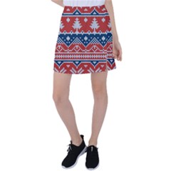 Vector Seamless Ornament Knitted Texture Tennis Skirt