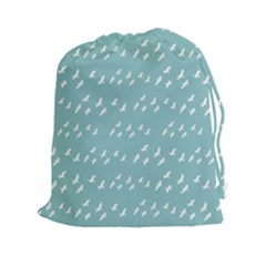 Group Of Birds Flying Graphic Pattern Drawstring Pouch (2xl) by dflcprintsclothing