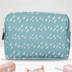 Group Of Birds Flying Graphic Pattern Make Up Pouch (medium) by dflcprintsclothing