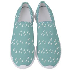 Group Of Birds Flying Graphic Pattern Men s Slip On Sneakers by dflcprintsclothing