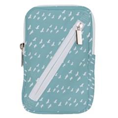 Group Of Birds Flying Graphic Pattern Belt Pouch Bag (large) by dflcprintsclothing