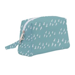 Group Of Birds Flying Graphic Pattern Wristlet Pouch Bag (medium) by dflcprintsclothing