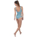 Group Of Birds Flying Graphic Pattern Side Cut Out Swimsuit View2