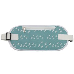 Group Of Birds Flying Graphic Pattern Rounded Waist Pouch by dflcprintsclothing