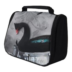 Wonderful Black Swan With Dark Mermaid Full Print Travel Pouch (small) by FantasyWorld7