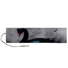 Wonderful Black Swan With Dark Mermaid Roll Up Canvas Pencil Holder (l) by FantasyWorld7